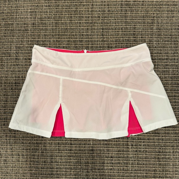 Bolle White and Pink Skorts with Breathable Design - Picture 1 of 3